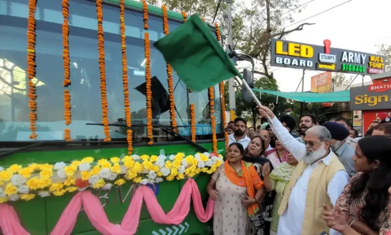 अम्बाला छावनी बना प्रदेश का पहला 100% इलेक्ट्रिक AC लोकल बस सेवा वाला शहर