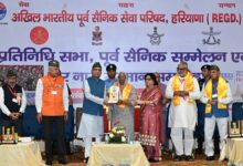 वीर नारियों के सम्मान में बोले हरियाणा के राज्यपाल, पूर्व सैनिकों के कल्याण के लिए 10 लाख की अनुदान राशि का ऐलान
